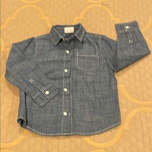 Kids Denim Button-Up Shirt